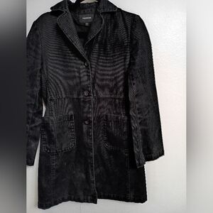 Express Black Trench Coat